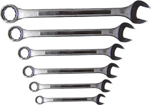 Comb Spanner Set Jumbo SAE 6pce $155.00